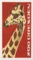Horst Naumann, Giraffe, 1978, Gouache über Blei auf Zeichenpapier
