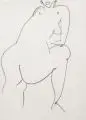 Werner Schellenberg, Neun Aktzeichnungen. 1990- 1993, Graphitzeichnungen auf verschiedenen Papieren