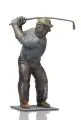 Anna Bogouchevskaia, Golfer I, 2000, Bronze, gegossen, polychrom patiniert
