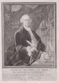 Johann Philipp Haid, Portrait Wilhelm Friedrich von Orth, 1761, Schabkunstblatt nach einem Gemälde von Anton Graff