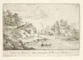 Hugo Bürkner, Landschaft mit Ruinen