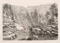 Christoph Nathe, Gebirgsbach im Riesengebirge, Um 1805, Radierung auf festem Papier