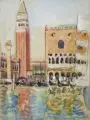 Hans Clar, Sieben Ansichten aus Italien. Wohl 1920er/ 1930er Jahre by Hans (Johann) Clar, Tempera und Gouache (?) auf verschiedenen festeren Papieren, offered Dec 2014
