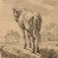 Johann Adam Klein, Die beiden Bauern-Pferde auf der Weide