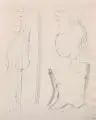 Gerhard Altenbourg, Abschied auf der Schwelle, 1971, Lithographie auf rauhem Bütten