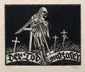 Rudolf Schiestl, Der Tod von Basel, 1924, Holzschnitte