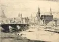Walter Zeising, Dresden, Kaltnadelradierung
