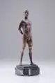 Stehender männlicher Akt mit auf dem Rücken verschränkten Armen by Paul Aichele, Um 1900, Bronze, gegossen, braun patiniert, offered Dec 2014
