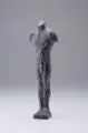Michaela Egdmann, o.T. (Männlicher Torso), 1997, Keramik, schwarzbraune Metallglasur