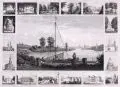 Christian Gottlob Hammer, (zugeschr.), Dresden. Souvenirblatt, Um 1830, Radierung