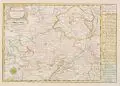 Johann George Schreiber, Das Amt Weissenfels, Vor 1750, Kupferstich, grenz- und flächenkoloriert auf Bütten