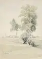 R. Welte, Gruna, Aquarell über Graphit