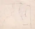 Albert Hennig, Zwei Figuren, einander zugewandt. Wohl 1930er Jahre
