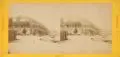 Hermann Krone, Belvedere, Albuminabzug, Stereographie, auf gelbem Untersatzkarton montiert; auf diesem typographisch bezeichnet "Deutschland