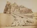 Giorgio Sommer, Palermo: Statua di Carlo III., Albuminabzüge, auf Untersatzkarton montiert