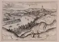 Jacob Hoefnagel, Penigk Misniae Oppidum, 1617, Kupferstich auf Bütten