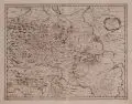 Tilemann Stella, Comitatus Mansfeldiae, 1580, Kupferstich auf Bütten