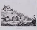 Ludwig Richter, Frauenstein., 1839, Radierung