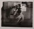 Arno Rink, Internationale Blatt II, 1978, Lithographie auf Torchon