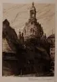 Otto Westphal-Rudolstadt, Salzgasse, 1923, Radierung in Schwarzbraun auf festem Papier