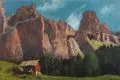 Hanns Herzing, Abend an der Sella