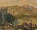 Otto Wilhelm Merseburg, Blick auf die Wartburg, Um 1920, Öl auf Leinwand