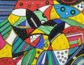 Wolfgang R. E. Scheerle, Ohne Titel, 2013, Acryl auf Leinwand