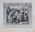 Francesco Ambrosi, Drei alttestamentarische Szenen nach Raphael. Spätes 18. Jh, Kupferstiche