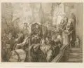 Nicolaus Cerbara, Försters Sonntagsvergnügen, Radierungen auf Velin
