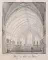 Domenico Quaglio, Gothischer Gerichts Saal, 1808, Lithographie auf Bütten