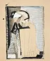 Hans Brosch, Zwei abstrakte Kompositionen, 1976, Mischtechniken