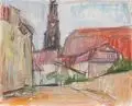 Jean Kirsten, Blick auf die Dreikönigskirche, Dresden