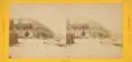Hermann Krone, Belvedere, Albuminabzug, Stereographie, auf gelbem Untersatzkarton montiert; auf diesem typographisch bezeichnet "Deutschland
