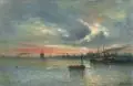 Charles Gosselin, Seestück, 1878, Öl auf Leinwand