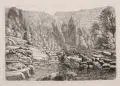 Christoph Nathe, Gebirgsbach im Riesengebirge, Um 1805, Radierung auf festem Papier