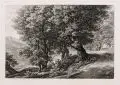Johann Christian Reinhart, Landschaften mit der Widmung an Josef Abel