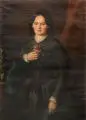 Emil Brehmer, (zugeschr.), Bildnis der Ernestine Sommerbrodt, geb. Hornauer, 1852, Öl auf Leinwand
