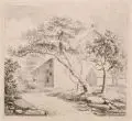 Christoph Nathe, Das helle Haus, Um 1800, Radierung