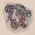 Curt Großpietsch, Karikaturen eines Anglers und zweier Seemänner / Christus mit der Dornenkrone