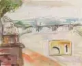 Jean Kirsten, Dresden - Blick vom Italienischen Dörfchen zur Marienbrücke