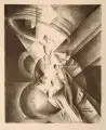 Albert Mueller, Jenseits im Diesseits, 1923, Lithographie