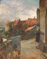 Ferdinand Dorsch, Blick auf eine sächsische (?) Kleinstadt