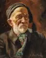 Paul Götz Räcknitz, Schwäbischer Bauer. 1. H. 20. Jh, Öl auf Malpappe