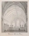 Domenico Quaglio, Gothischer Gerichts Saal, 1808, Lithographie auf Bütten