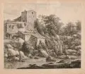 Johann Christian Reinhart, Die Mühle in alten Gebäuden