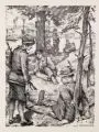 Hans Baluschek, Im Grünen, Um 1930, Lithographie