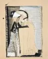 Hans Brosch, Zwei abstrakte Kompositionen, 1976, Mischtechniken