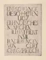 Curt Großpietsch, Die Schlange die sich reiten liesz- Ein indisches Märchen, 1925, Radierungen