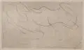 Gerda Lepke, Landschaft mit Wolke