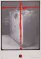 Jürgen Schieferdecker, Gedenkblatt für Joseph Beuys, 1988, Farbserigraphie über Offset